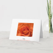 Het sinaasappel nam de Kaart van Valentijn toe (Achterkant)