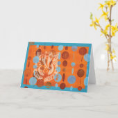 Het Sinaasappel van de Kaart van Ganesh (Gele Bloem)