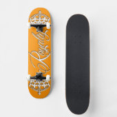 Het Sinaasappel van het Dek van het Skateboard van (Voorkant)