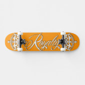 Het Sinaasappel van het Dek van het Skateboard van (Horizontaal)