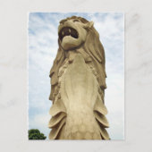Het Singapore Merlion Briefkaart (Voorkant)
