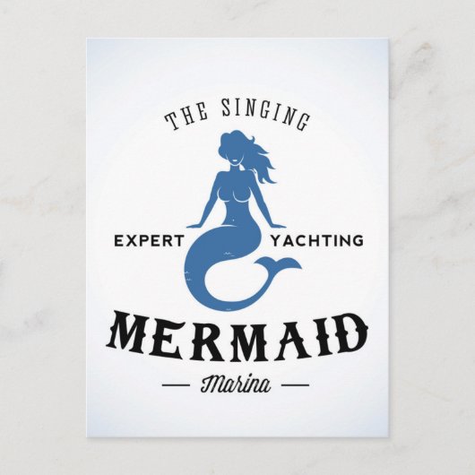 Het Singing Mermaid Poster Briefkaart (Voorkant)