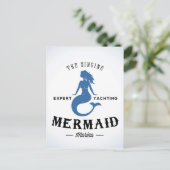 Het Singing Mermaid Poster Briefkaart (Staand voorkant)