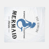 Het Singing Mermaid Poster Fleece Deken (Voorkant (Horizontaal))
