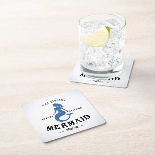 Het Singing Mermaid Poster Kartonnen Onderzetters (Insitu)