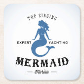 Het Singing Mermaid Poster Kartonnen Onderzetters (Voorkant)