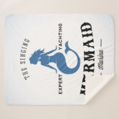 Het Singing Mermaid Poster Sherpa Deken (Voorkant (horizontaal))