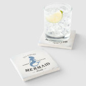 Het Singing Mermaid Poster Stenen Onderzetter (Zijkant)