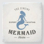 Het Singing Mermaid Poster Stenen Onderzetter (Voorkant)