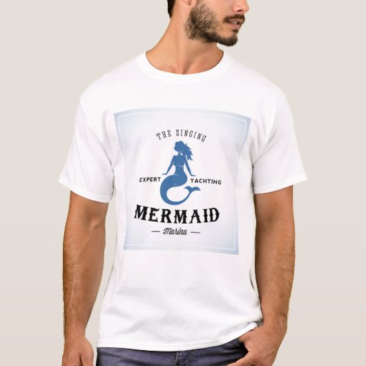 Het Singing Mermaid Poster T-shirt (Voorkant)