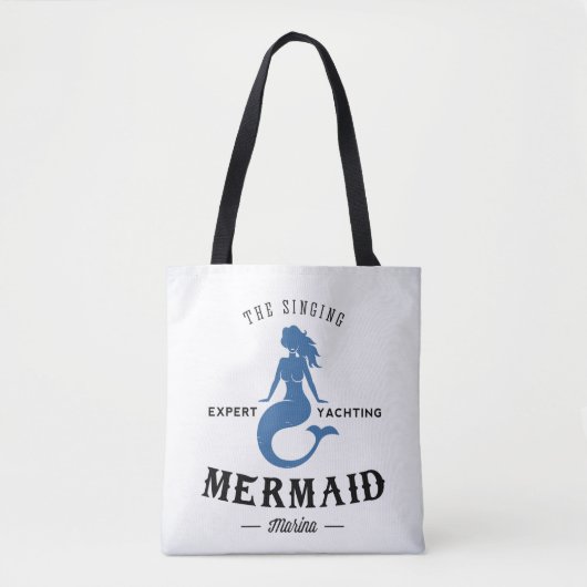 Het Singing Mermaid Poster Tote Bag (Voorkant)