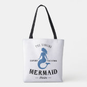 Het Singing Mermaid Poster Tote Bag (Achterkant)