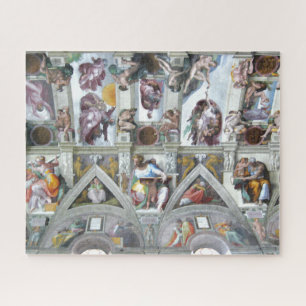 HET SISTINE CHAPEL CEILING Vaticaan Rome Legpuzzel