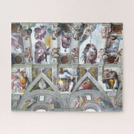 HET SISTINE CHAPEL CEILING Vaticaan Rome Legpuzzel (Horizontaal)