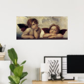 Het Sistine Madonna-Poster Poster (Thuiskantoor)