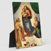 Het sistine Madonna schilderen door Raphael Fotoplaat (Zijkant)