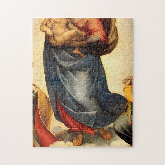 Het sistine Madonna schilderen door Raphael Legpuzzel (Verticaal)