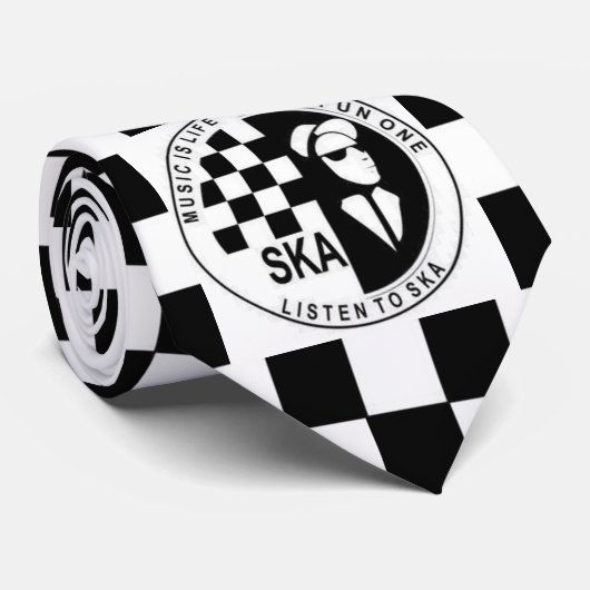 HET Ska-Stropdas Stropdas (Opgerold)