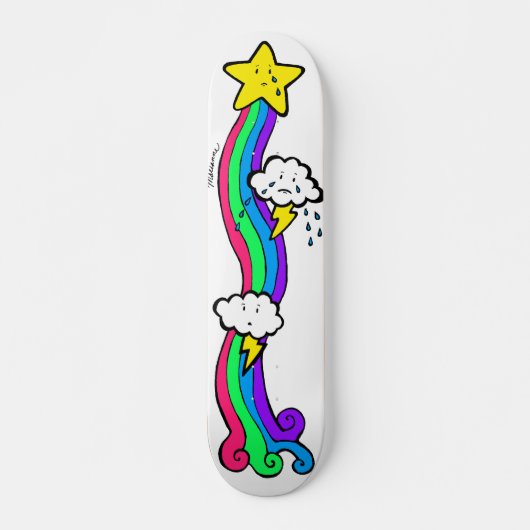 Het Skateboard van de Douane van de Regenboog van (Voorkant)