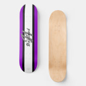 Het Skateboard van de Kleur van de douane met Naam (Voorkant)