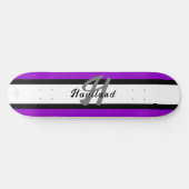 Het Skateboard van de Kleur van de douane met Naam (Horizontaal)
