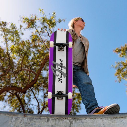 Het Skateboard van de Kleur van de douane met Naam (Buiten 1)