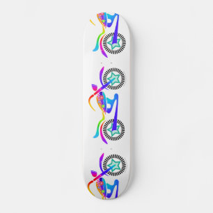 Het Skateboard van de MOTORFIETS van het pop-art