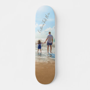 Het Skateboard van de Tekst van de Foto van de dou