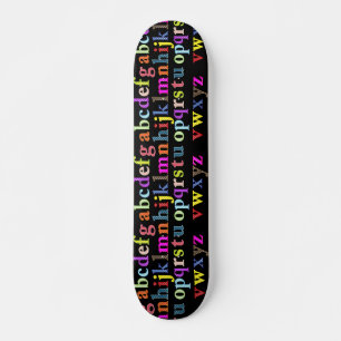 Het Skateboard van het alfabet