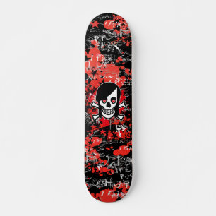 Het Skateboard van het Meisje van Emo