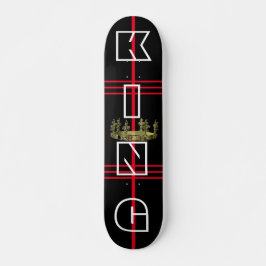 Het Skateboard van het Ontwerp van de koning voor 