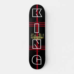 Het Skateboard van het Ontwerp van de koning voor