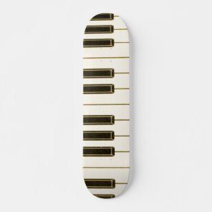 HET SKATEBOARD VAN HET TOETSENBORD VAN DE PIANO