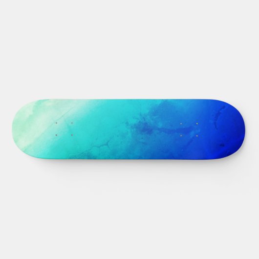 Het skateboard van Sky, Blue and Green Hues (Horizontaal)