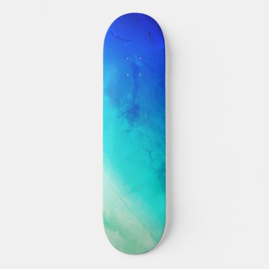 Het skateboard van Sky, Blue and Green Hues (Voorkant)