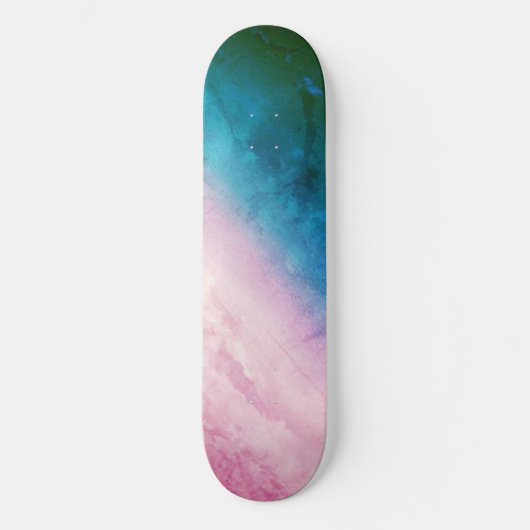 Het skateboard van Sky, Blue and Pink Hues (Voorkant)