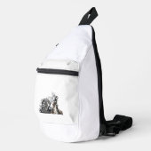 Het skelet en de lijkbrug. sling bag (Rechterhoek)