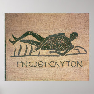 Het skelet met de titel 'Know' Poster