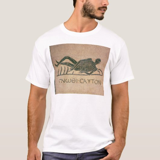 Het skelet met de titel 'Know' T-shirt (Voorkant)