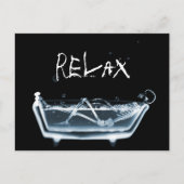 HET SKELET VAN DE VISIE VAN DE RÖNTGENSTRAAL VAN BRIEFKAART (Voorkant)