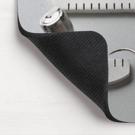 Het skelet waarvoor een tandheelkundige behandelin muismat (Hoek)