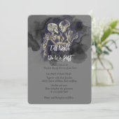 Het skeletenhuwelijk is een uitnodiging (Staand voorkant)