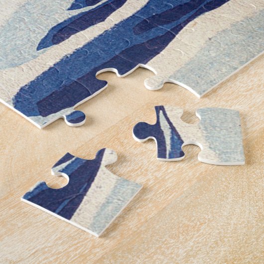 Het skeletspatroon in de Grote Golf Legpuzzel (Zijkant)