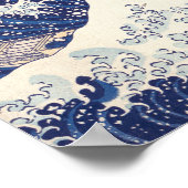 Het skeletspatroon in de Grote Golf Poster (Hoek)