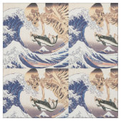 Het skeletspatroon in de Grote Golf Stof (Swatch)