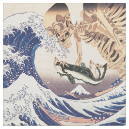 Het skeletspatroon in de Grote Golf Stof