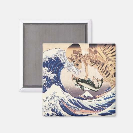 Het skeletspectre bij de Grote Golf Magneet (Voorkant / Achterkant)