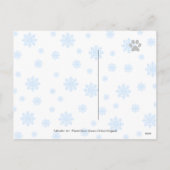 Het Ski?en Labradors van Kerstmis van de Pret van Feestdagenkaart (Achterkant)