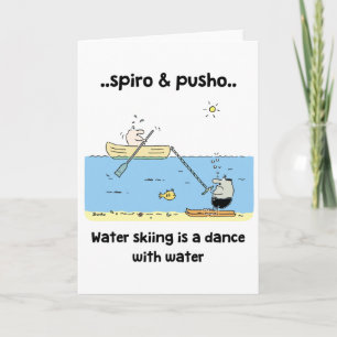 Het Ski?en van Spiro & van het Water Pusho het Kaart