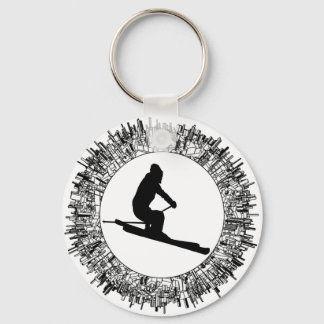 HET SKIËNTEN WORDT GENOEMD SLEUTELHANGER